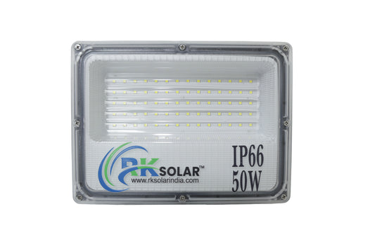 RK SOLAR 50 WATT Ultra Bright Outdoor LED Flood Light for Warehouses, Stadiums & Open Areas | IP66