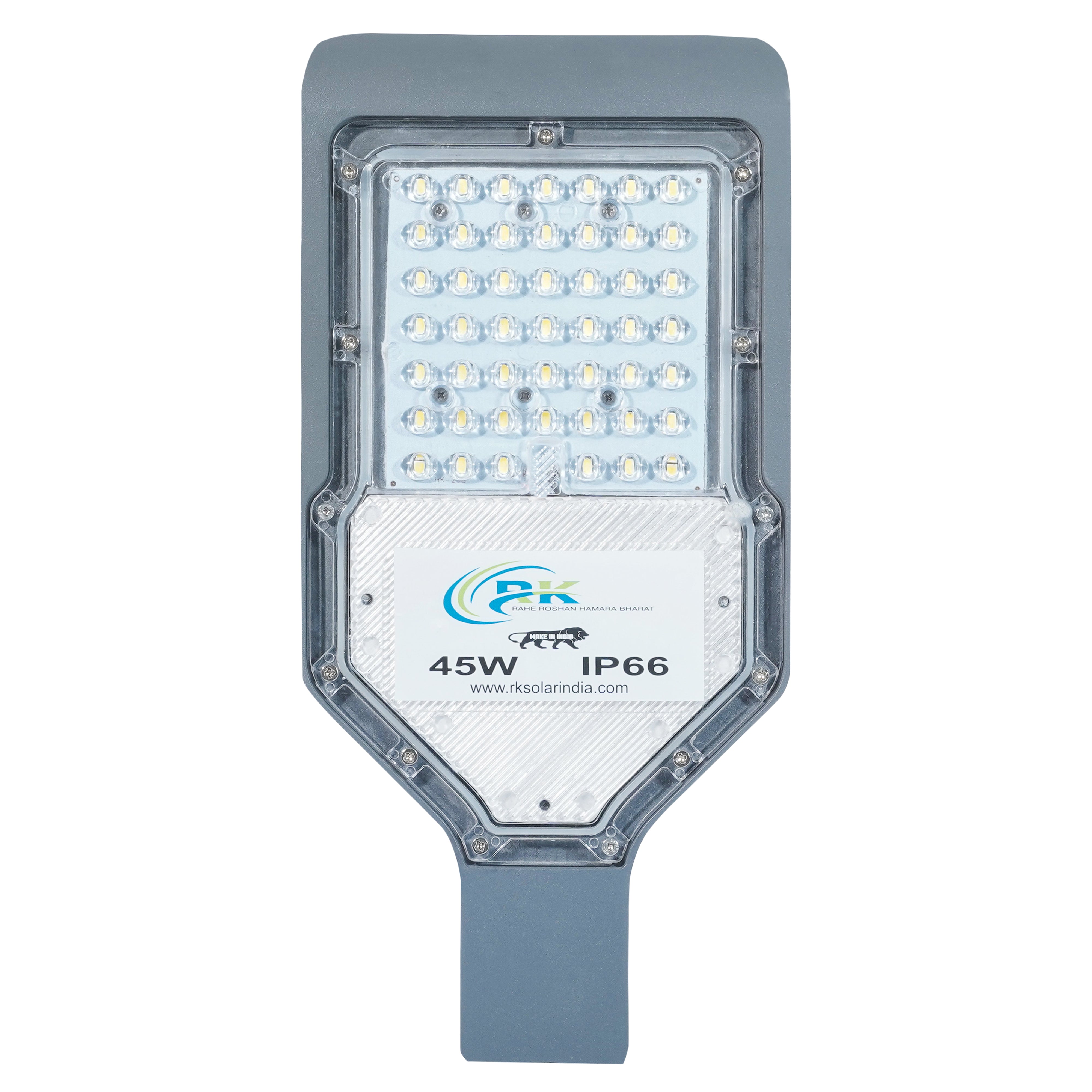 RKSL-0021 - RK 45 WATT  STREET LIGHT  SLIM LENS MODEL IP66 WATER PROOF (ALLUMINIUM BODY)