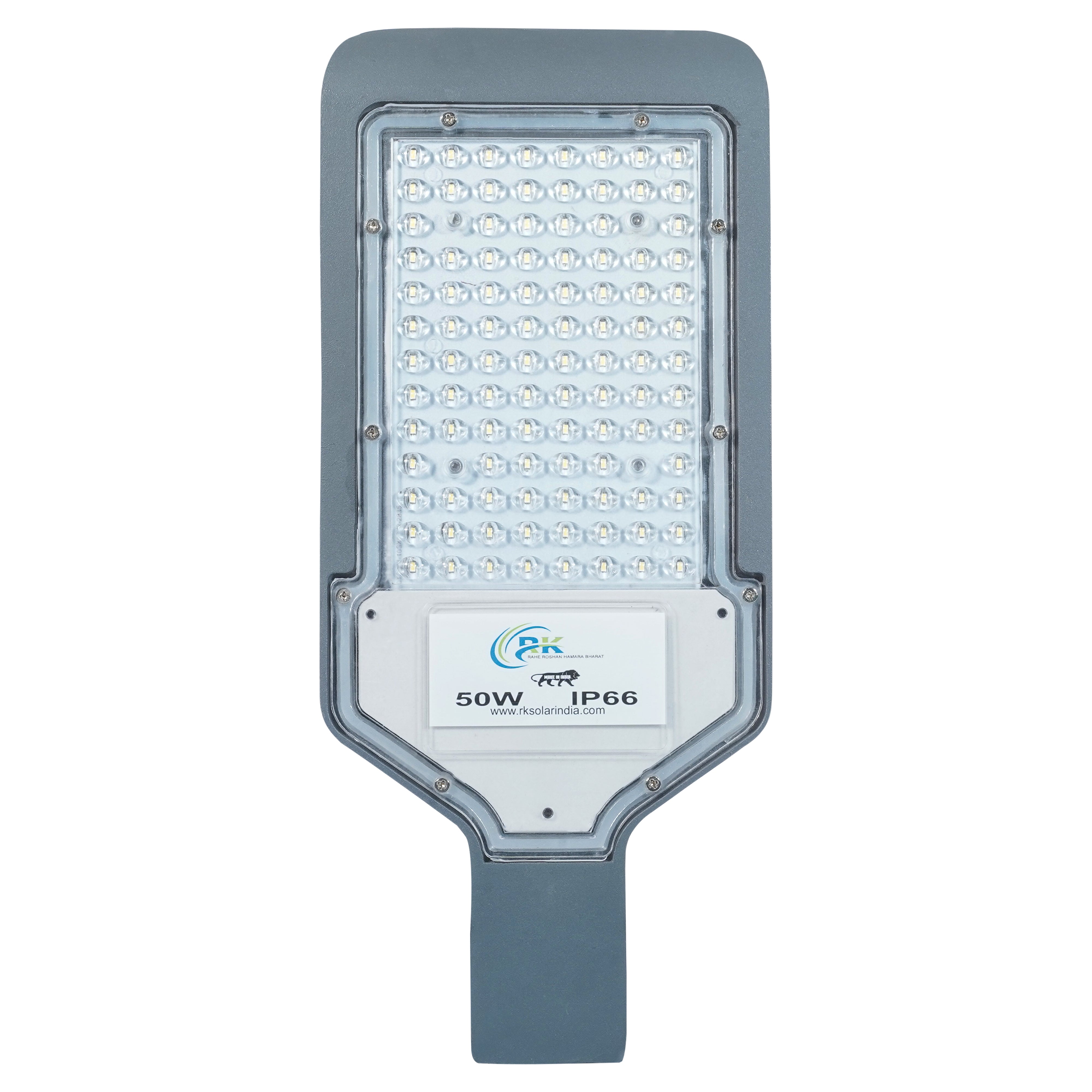 RK Solar 50W Ultra Bright LED Street Light | IP66 Waterproof | For Roads, Highways & Outdoor Use