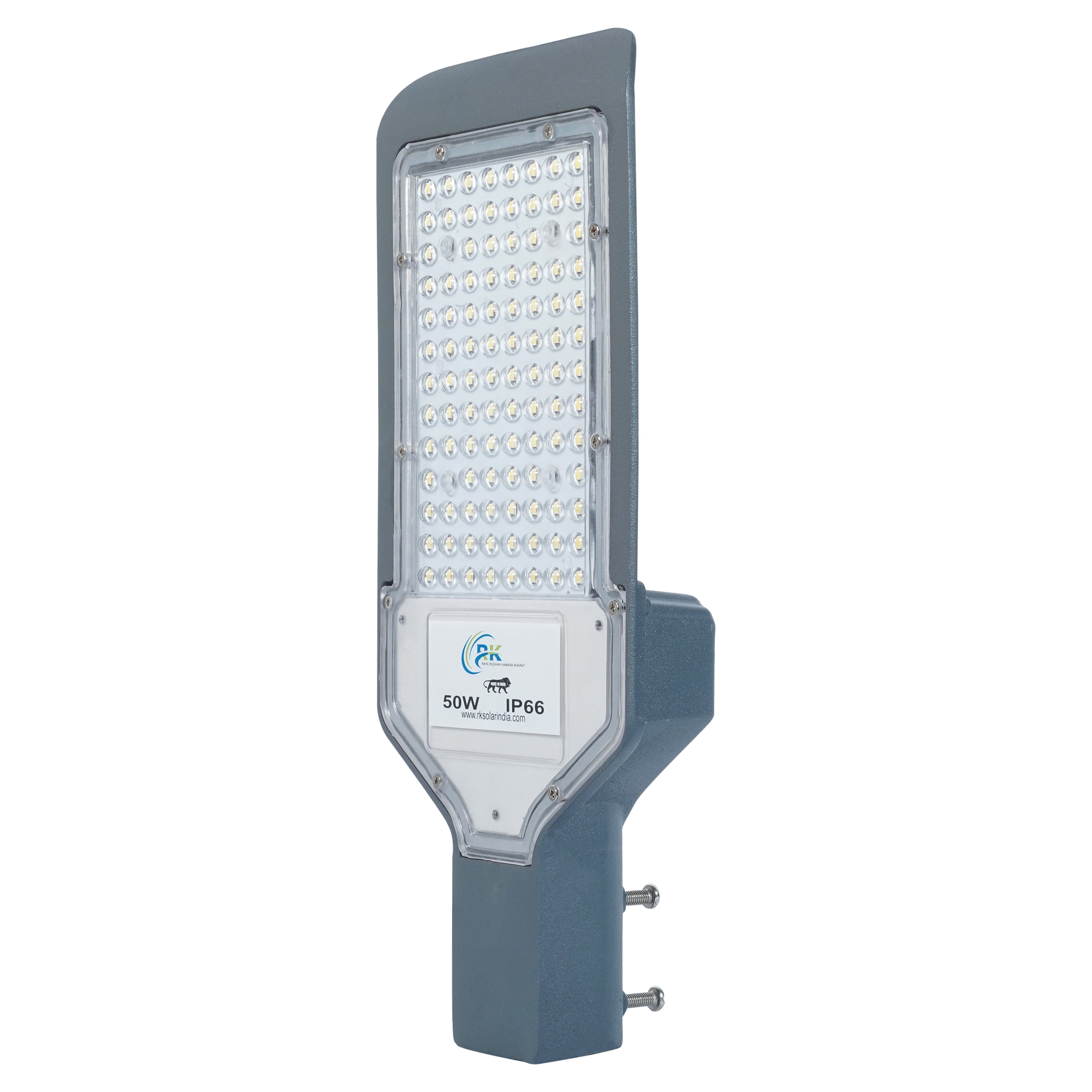 RK Solar 50W Ultra Bright LED Street Light | IP66 Waterproof | For Roads, Highways & Outdoor Use