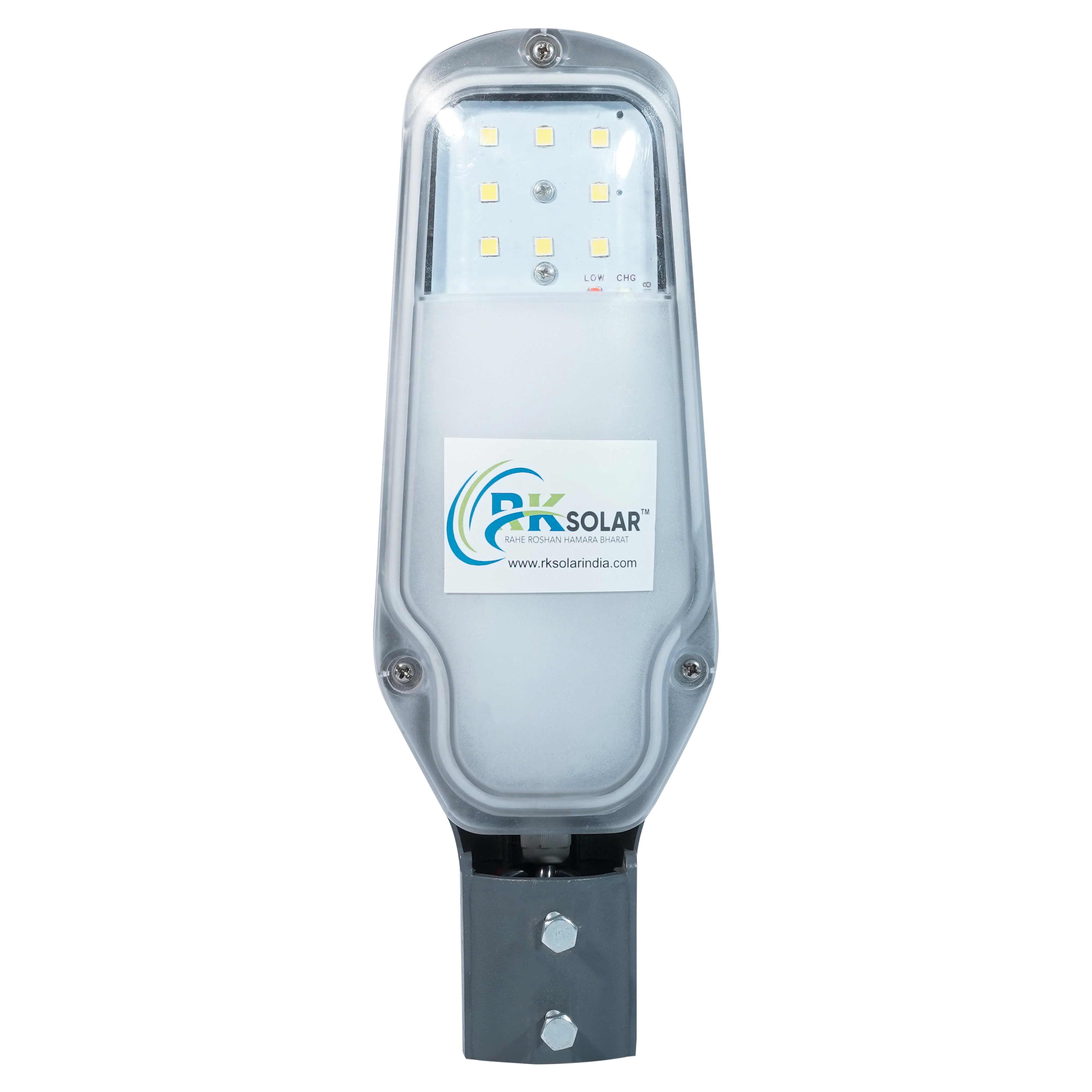 RKSSL-0014-RK 09 WATT SOLAR SEMI- INTEGRATED  STREET LIGHT  EXTERNAL BATTERY PP MODEL IP66 (ALLUMINIUM BODY)