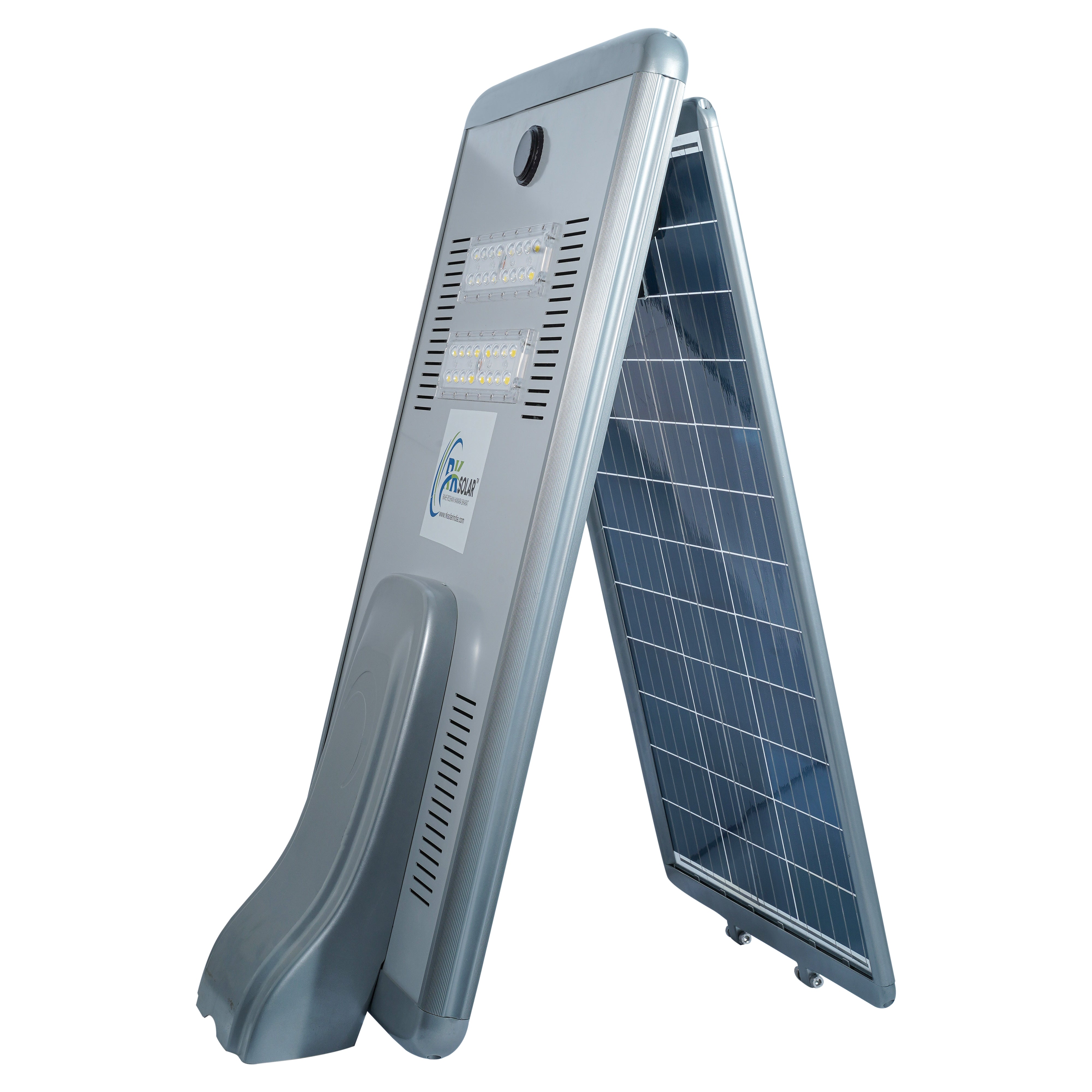 RKSSL-0017- RK 36 WATT  SunFold All-in-One Solar Street Light  INBUILT BATTERY DUPLEX MODEL IP66 (ALLUMINIUM BODY)